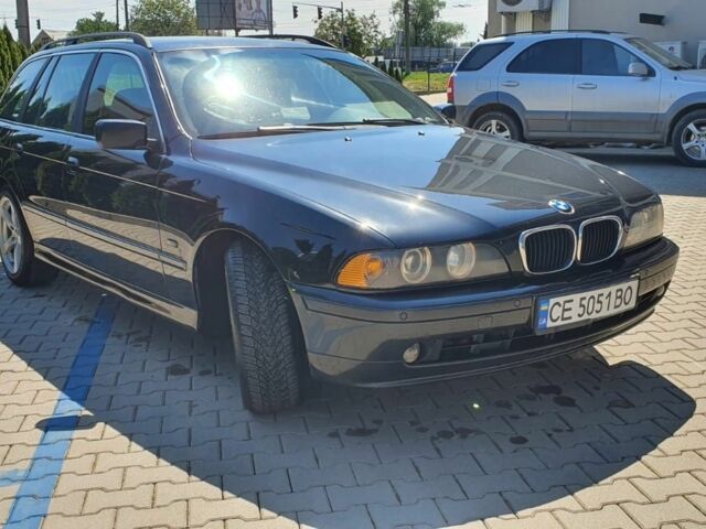 Черный БМВ 5 Серия, объемом двигателя 2.5 л и пробегом 381 тыс. км за 5300 $, фото 1 на Automoto.ua