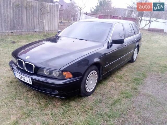 Черный БМВ 5 Серия, объемом двигателя 1.95 л и пробегом 400 тыс. км за 3800 $, фото 1 на Automoto.ua