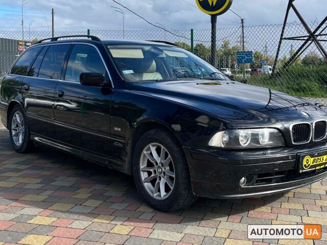 Черный БМВ 5 Серия, объемом двигателя 2 л и пробегом 213 тыс. км за 5250 $, фото 1 на Automoto.ua