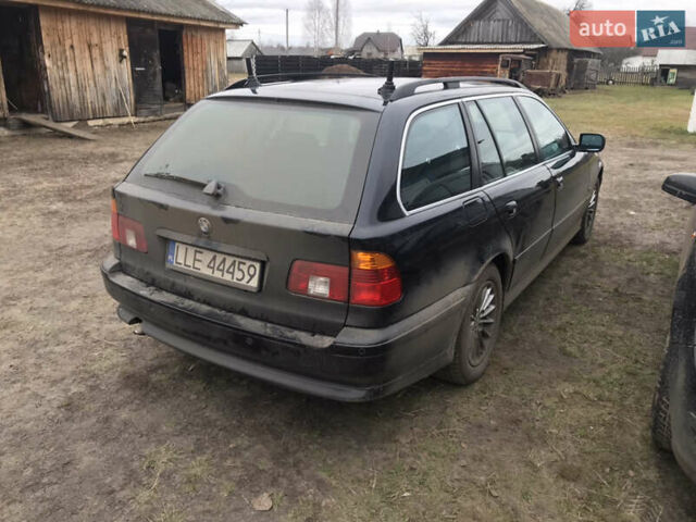 Черный БМВ 5 Серия, объемом двигателя 2.5 л и пробегом 414 тыс. км за 2350 $, фото 1 на Automoto.ua