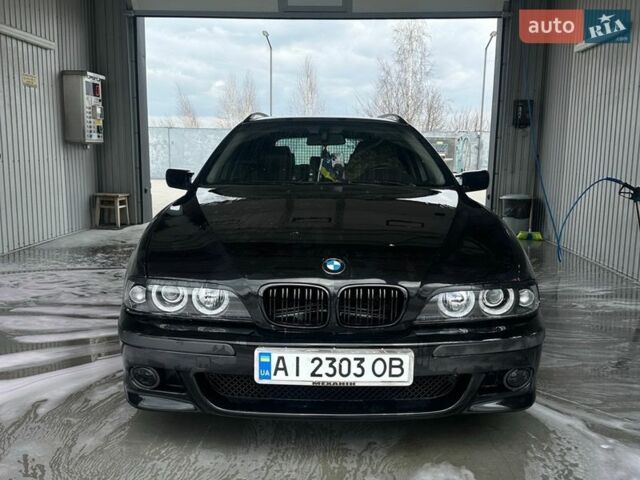 Черный БМВ 5 Серия, объемом двигателя 2.5 л и пробегом 490 тыс. км за 5200 $, фото 1 на Automoto.ua
