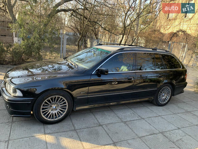 Черный БМВ 5 Серия, объемом двигателя 2.9 л и пробегом 378 тыс. км за 8000 $, фото 1 на Automoto.ua