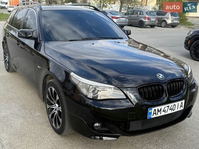 Черный БМВ 5 Серия, объемом двигателя 2.99 л и пробегом 330 тыс. км за 9450 $, фото 1 на Automoto.ua