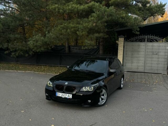 Черный БМВ 5 Серия, объемом двигателя 3 л и пробегом 340 тыс. км за 8200 $, фото 1 на Automoto.ua