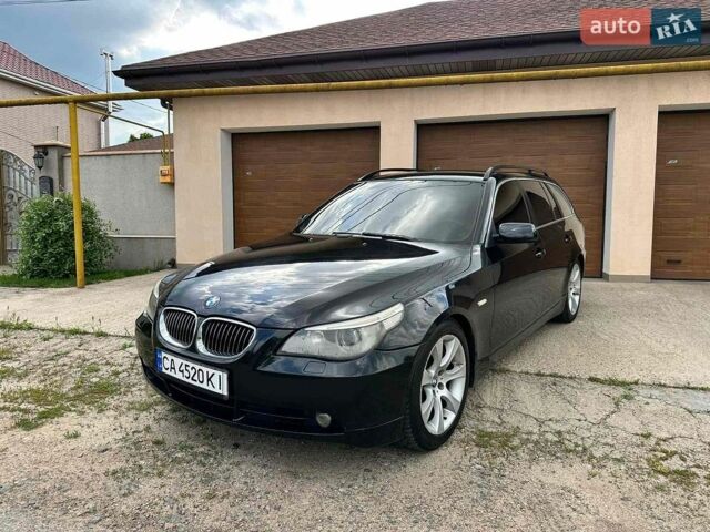 Черный БМВ 5 Серия, объемом двигателя 2.99 л и пробегом 389 тыс. км за 7700 $, фото 1 на Automoto.ua