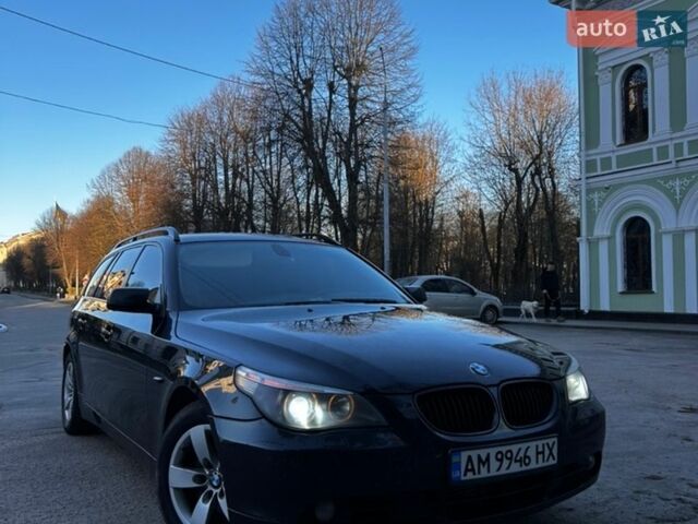 Черный БМВ 5 Серия, объемом двигателя 3 л и пробегом 380 тыс. км за 6900 $, фото 1 на Automoto.ua