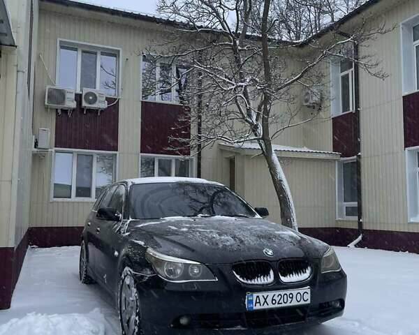 Черный БМВ 5 Серия, объемом двигателя 2.5 л и пробегом 355 тыс. км за 7500 $, фото 1 на Automoto.ua