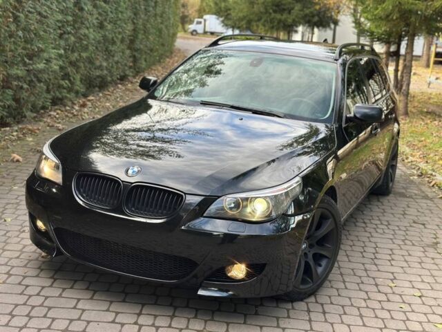 Черный БМВ 5 Серия, объемом двигателя 3 л и пробегом 399 тыс. км за 6850 $, фото 1 на Automoto.ua