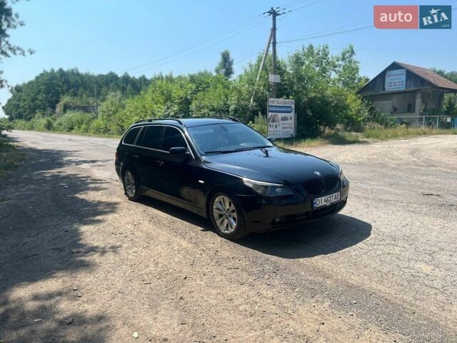 Черный БМВ 5 Серия, объемом двигателя 2.5 л и пробегом 490 тыс. км за 6500 $, фото 1 на Automoto.ua