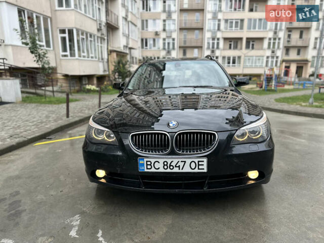 Черный БМВ 5 Серия, объемом двигателя 2.5 л и пробегом 402 тыс. км за 6850 $, фото 1 на Automoto.ua