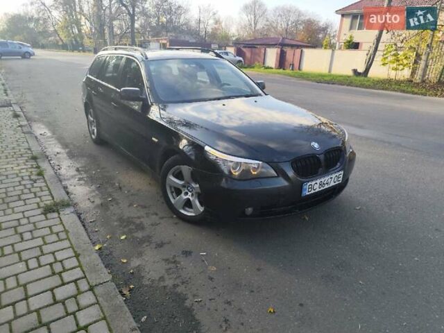 Черный БМВ 5 Серия, объемом двигателя 2.5 л и пробегом 405 тыс. км за 7300 $, фото 1 на Automoto.ua