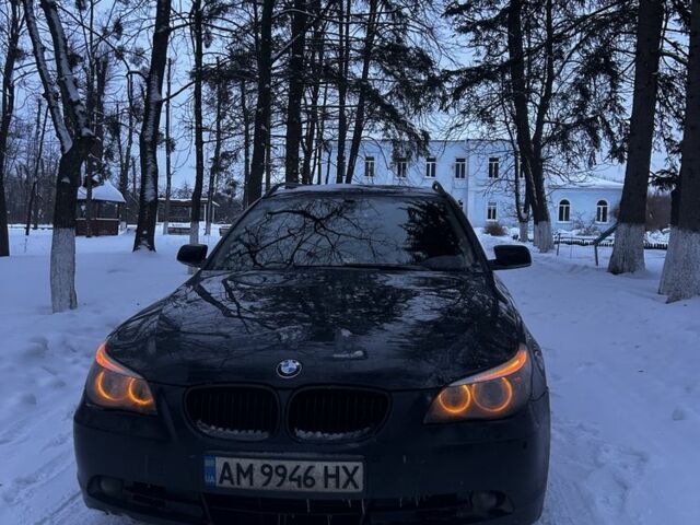 Черный БМВ 5 Серия, объемом двигателя 3 л и пробегом 380 тыс. км за 7999 $, фото 1 на Automoto.ua
