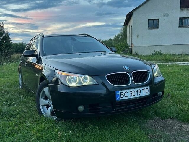 Черный БМВ 5 Серия, объемом двигателя 2.5 л и пробегом 308 тыс. км за 6900 $, фото 1 на Automoto.ua