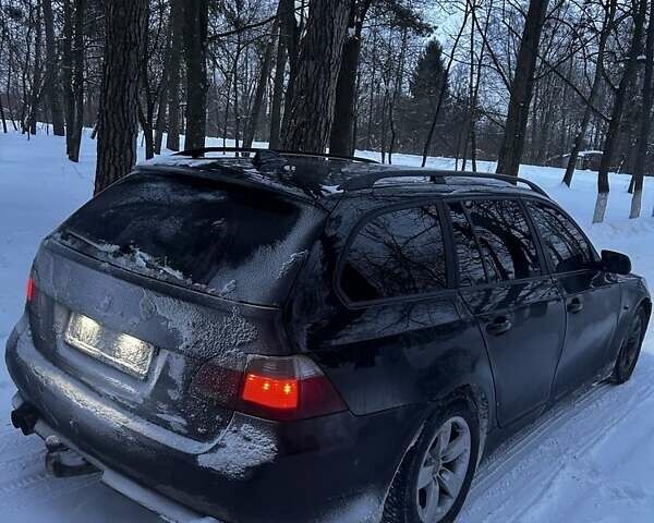 Черный БМВ 5 Серия, объемом двигателя 3 л и пробегом 380 тыс. км за 7999 $, фото 1 на Automoto.ua