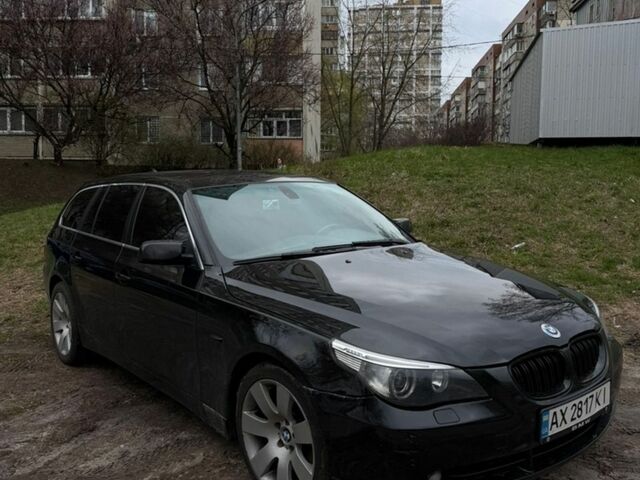 Чорний БМВ 5 Серія, об'ємом двигуна 3 л та пробігом 344 тис. км за 6999 $, фото 1 на Automoto.ua