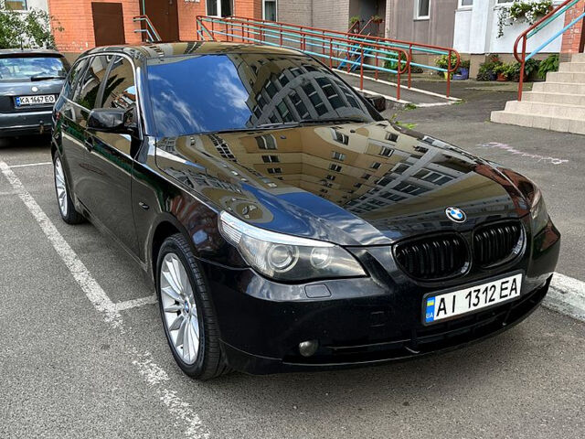 Черный БМВ 5 Серия, объемом двигателя 3 л и пробегом 390 тыс. км за 9200 $, фото 1 на Automoto.ua