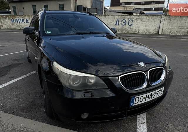 Чорний БМВ 5 Серія, об'ємом двигуна 2.5 л та пробігом 244 тис. км за 4100 $, фото 1 на Automoto.ua