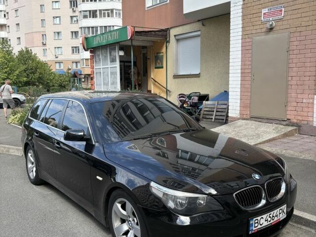 Черный БМВ 5 Серия, объемом двигателя 2.5 л и пробегом 475 тыс. км за 7506 $, фото 1 на Automoto.ua