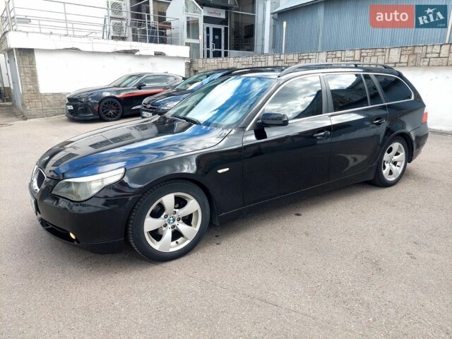 Черный БМВ 5 Серия, объемом двигателя 2.5 л и пробегом 330 тыс. км за 4800 $, фото 1 на Automoto.ua