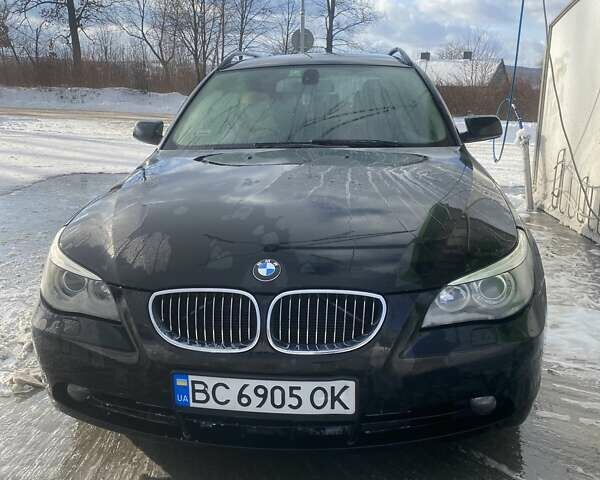 Черный БМВ 5 Серия, объемом двигателя 2.5 л и пробегом 330 тыс. км за 7500 $, фото 1 на Automoto.ua