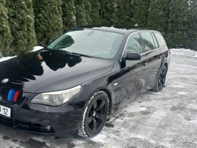 Черный БМВ 5 Серия, объемом двигателя 2.5 л и пробегом 380 тыс. км за 3800 $, фото 1 на Automoto.ua