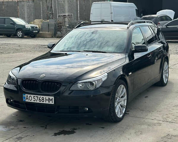 Черный БМВ 5 Серия, объемом двигателя 2.99 л и пробегом 308 тыс. км за 8700 $, фото 1 на Automoto.ua