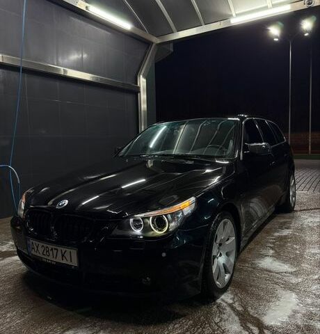 Чорний БМВ 5 Серія, об'ємом двигуна 3 л та пробігом 344 тис. км за 9000 $, фото 1 на Automoto.ua