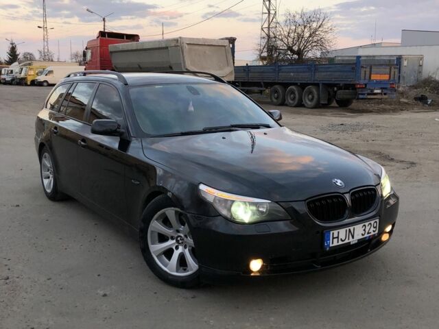 Черный БМВ 5 Серия, объемом двигателя 2.5 л и пробегом 500 тыс. км за 3600 $, фото 1 на Automoto.ua