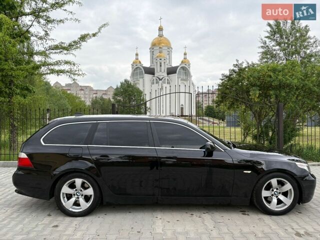 Черный БМВ 5 Серия, объемом двигателя 2.5 л и пробегом 468 тыс. км за 7700 $, фото 1 на Automoto.ua