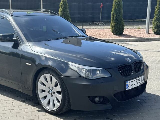 Черный БМВ 5 Серия, объемом двигателя 3 л и пробегом 450 тыс. км за 8300 $, фото 1 на Automoto.ua