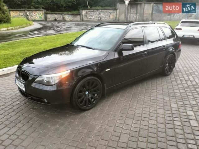 Черный БМВ 5 Серия, объемом двигателя 2 л и пробегом 302 тыс. км за 8999 $, фото 1 на Automoto.ua