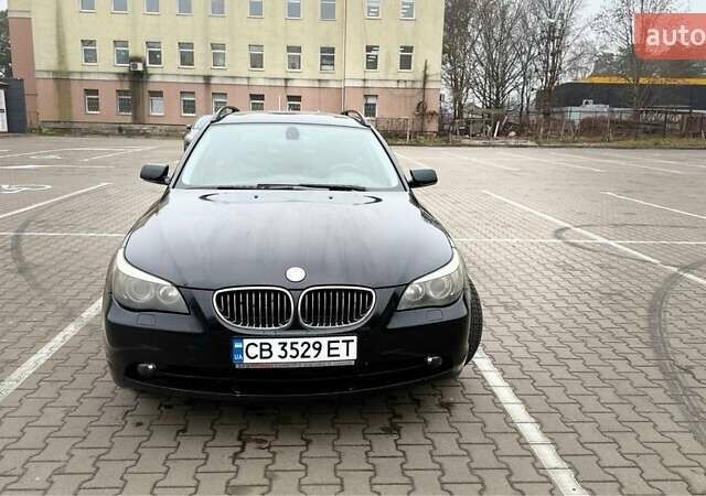 Черный БМВ 5 Серия, объемом двигателя 3 л и пробегом 350 тыс. км за 4700 $, фото 1 на Automoto.ua