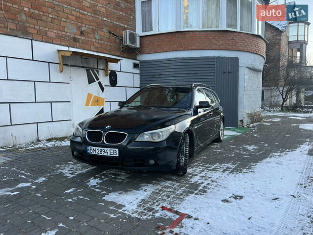 Черный БМВ 5 Серия, объемом двигателя 2 л и пробегом 324 тыс. км за 8000 $, фото 1 на Automoto.ua