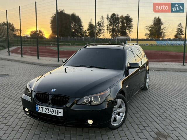 Черный БМВ 5 Серия, объемом двигателя 2 л и пробегом 296 тыс. км за 8500 $, фото 1 на Automoto.ua