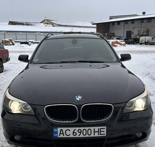 Черный БМВ 5 Серия, объемом двигателя 2 л и пробегом 277 тыс. км за 8300 $, фото 1 на Automoto.ua