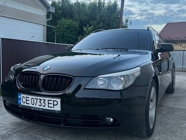 Черный БМВ 5 Серия, объемом двигателя 2.5 л и пробегом 325 тыс. км за 9350 $, фото 1 на Automoto.ua