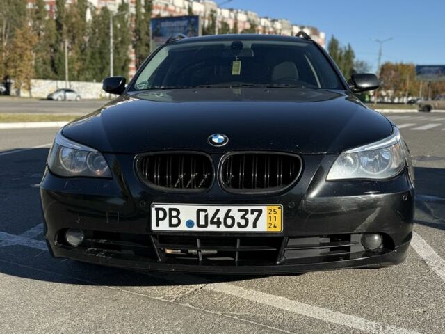 Черный БМВ 5 Серия, объемом двигателя 2.5 л и пробегом 307 тыс. км за 4500 $, фото 1 на Automoto.ua
