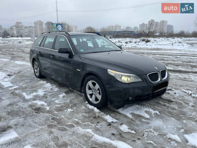 Черный БМВ 5 Серия, объемом двигателя 2 л и пробегом 370 тыс. км за 3700 $, фото 1 на Automoto.ua