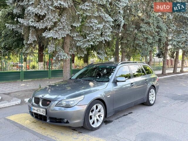 Черный БМВ 5 Серия, объемом двигателя 2.5 л и пробегом 222 тыс. км за 5999 $, фото 1 на Automoto.ua