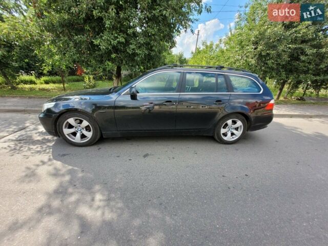 Черный БМВ 5 Серия, объемом двигателя 2.5 л и пробегом 296 тыс. км за 8200 $, фото 1 на Automoto.ua