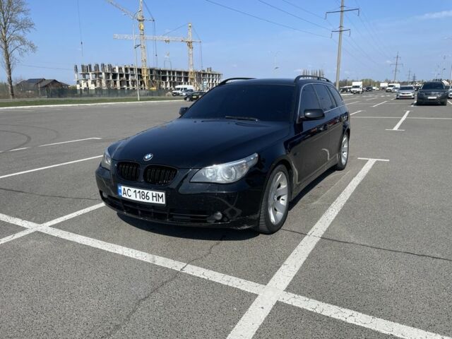 Черный БМВ 5 Серия, объемом двигателя 3 л и пробегом 450 тыс. км за 7700 $, фото 1 на Automoto.ua