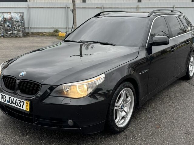 Черный БМВ 5 Серия, объемом двигателя 2.5 л и пробегом 310 тыс. км за 4500 $, фото 1 на Automoto.ua