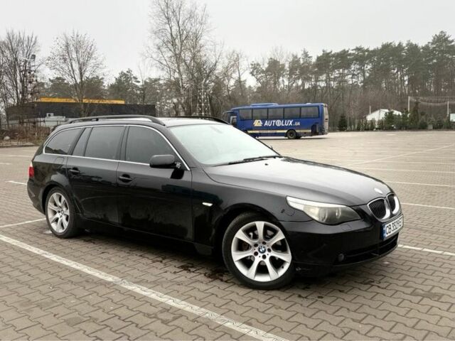 Чорний БМВ 5 Серія, об'ємом двигуна 3 л та пробігом 350 тис. км за 4700 $, фото 1 на Automoto.ua