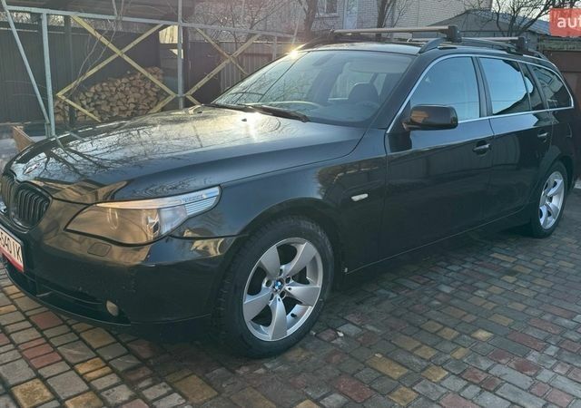 Черный БМВ 5 Серия, объемом двигателя 2 л и пробегом 422 тыс. км за 7500 $, фото 1 на Automoto.ua