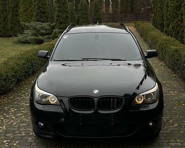 Черный БМВ 5 Серия, объемом двигателя 2 л и пробегом 315 тыс. км за 9120 $, фото 1 на Automoto.ua
