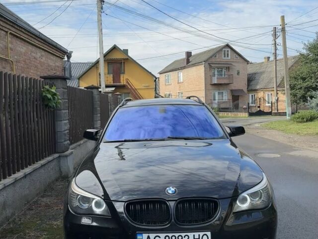 Чорний БМВ 5 Серія, об'ємом двигуна 2 л та пробігом 472 тис. км за 7295 $, фото 1 на Automoto.ua
