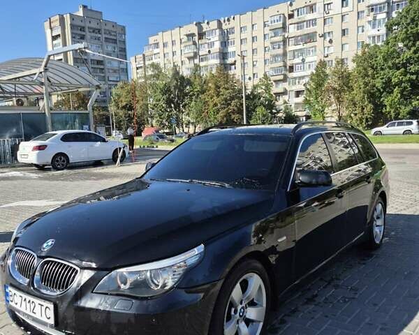 Черный БМВ 5 Серия, объемом двигателя 3 л и пробегом 300 тыс. км за 8200 $, фото 1 на Automoto.ua