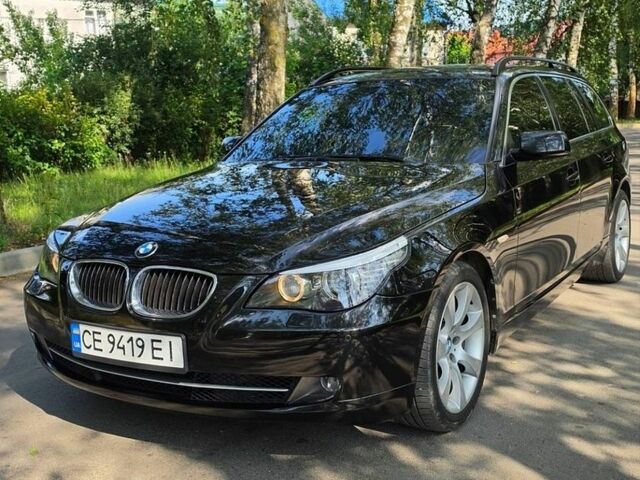 Чорний БМВ 5 Серія, об'ємом двигуна 3 л та пробігом 326 тис. км за 14000 $, фото 1 на Automoto.ua