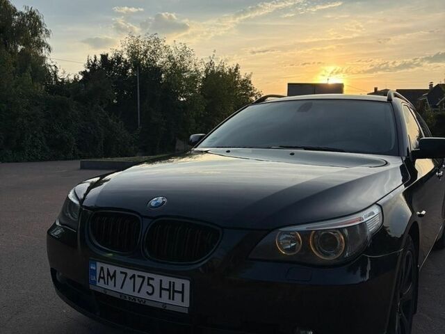 Черный БМВ 5 Серия, объемом двигателя 2 л и пробегом 343 тыс. км за 7300 $, фото 1 на Automoto.ua