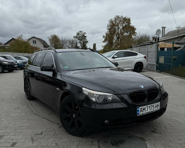 Чорний БМВ 5 Серія, об'ємом двигуна 2 л та пробігом 338 тис. км за 7300 $, фото 1 на Automoto.ua